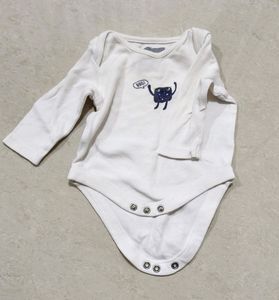 3-Cute Safari/White Boo/Pink and Blue Onesie