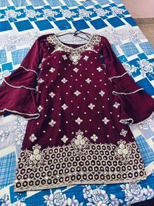 Kurta And Sharara Set