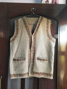 Himachali Embroidered Wool Jacket