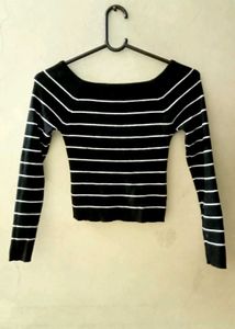 Striped Long Sleeve Top
