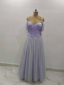 Lavender Tulle Gown