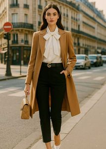 Elegant LELIC Ribbon knot top