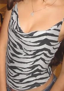 Zebra Print Cami Top