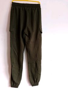 ZUDIO Cargo Jogger Pant Dark Green
