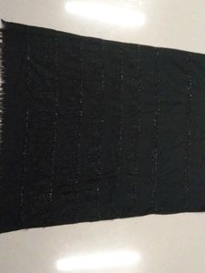 Black Embellished Scarf