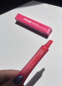 Rhode Peptide Lip Tint Dupe In Shade Guava Spritz