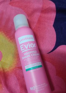 lets shave , evior whipped shave cream .