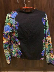 Floral Bomber Jacket