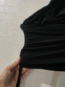 Black Halter Top
