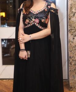 Black Hot Long Gown