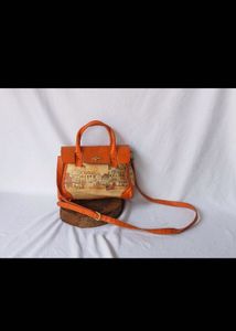 Vintage Print Handbag