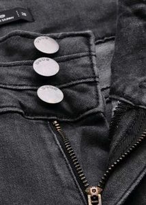 Gray Wash Skinny Jeans