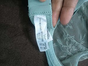 Lace Detail Bra - Light Green🖤