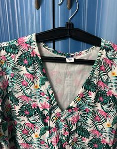 Floral Print Mini Dress