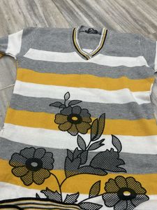 Striped Floral Dress