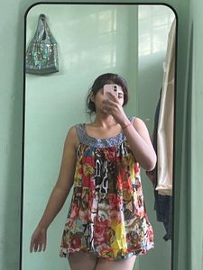 Colorful Sleeveless Top