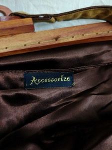 antique Handbag (wooden clutch)