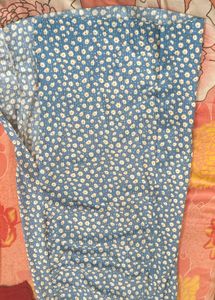 Blue Floral Skirt (Made In Turkey)