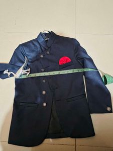 Stylish Navy Blue 2 piece set blazer and pant fo