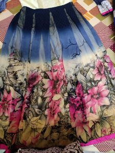 Beautiful multicolour gown