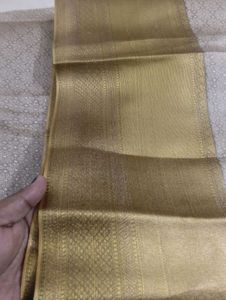 Excellent Nita Ambani Handmade Kanchi  Gold Saree
