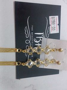 Elegant Gold Dangle Earrings