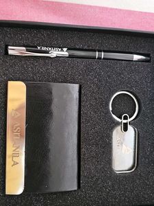Corporate Gift Set - Pen, Keychain, Card Holder