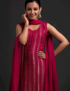 Rose Colour(Pink) Kurta Set