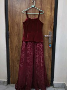 Elegant Maroon Dress
