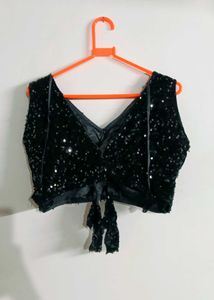 Sequins Sleeveless Blouse