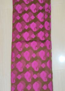 Net Saree In Purple Colour