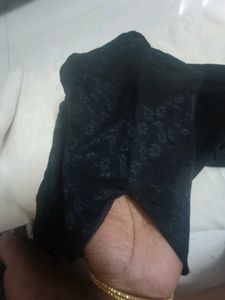 Black Patterned Blouse