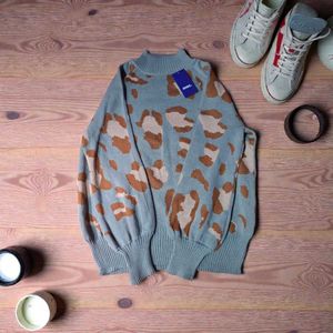 Stylish Grey Animal Print Sweater