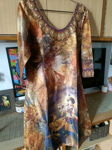 Digital Print Kurta For Wearing On Mehandi Or any Other Function