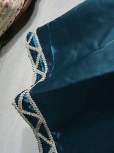 Sea Green Satin Salwar Suit