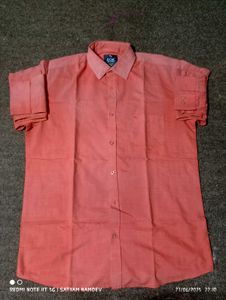 Red Shirt Casual Pattern For Men