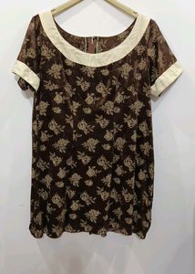 Vintage Floral Velvet Dress