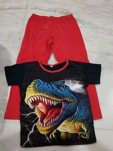 Dino Pajama Set