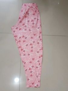 Pink Floral Print Lounge Pants