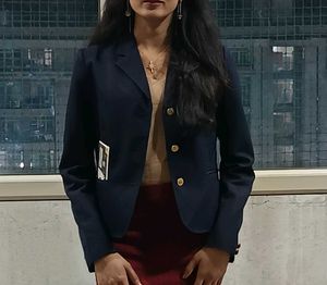 Navy Blue Blazer - Stylish &amp; Versatile