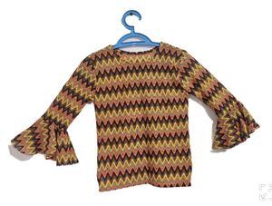 Multicolor Net Top