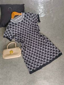Patterned Mini Dress