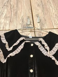 Black Velvet Top