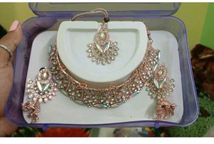 Rose Gold Indian Jewelry Set😍✨️