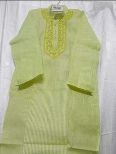Elegant Embroidered Kurta