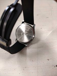 Titan Black Strap Magnetic Lock Watch