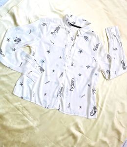 Zara Original Cute Mermaid Print Shirt ‼️