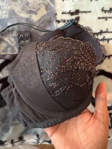 Elegant Black Lace Bra