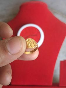 Initial 'Heart shape Gold Ring