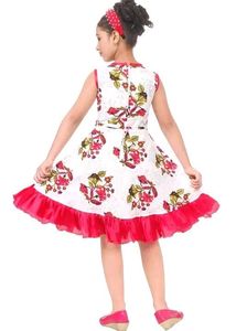 Knee Length cotton frock both for kids and girlsNa